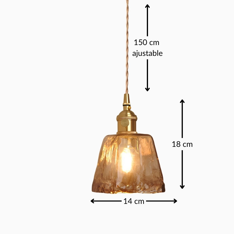Suspension en verre – Élégance nordique et intemporelle