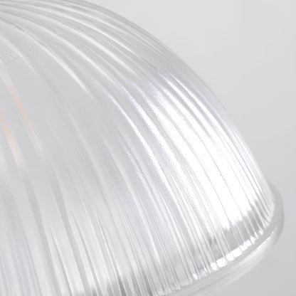 Suspension en Verre et Bois – Luminaire Nordique