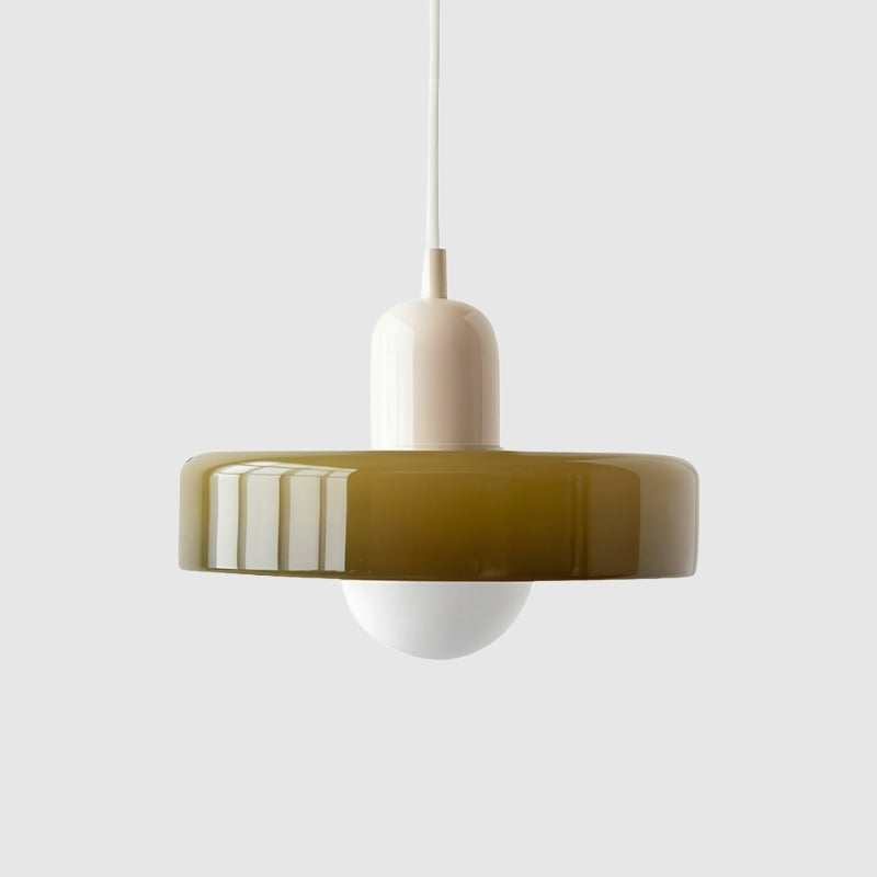 Suspension en verre – Luminaire rétro nordique
