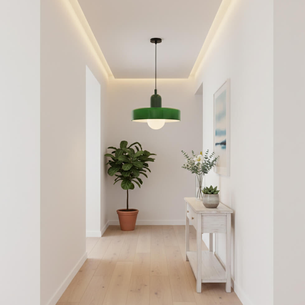 Suspension en verre – Luminaire rétro nordique