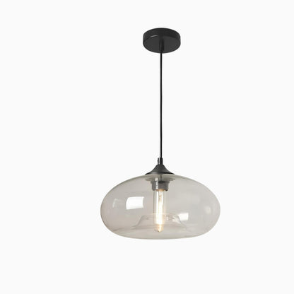 Suspension en verre soufflé style loft