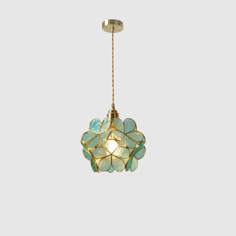 Suspension fleur en verre – Élégance et douceur