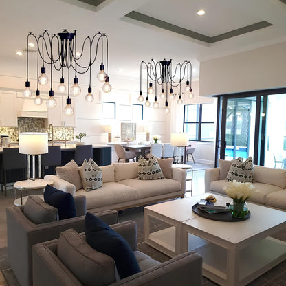 Suspension industrielle à multiples pendants