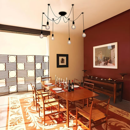 Suspension industrielle à multiples pendants