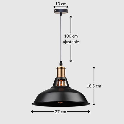 Suspension industrielle – luminaire de style loft
