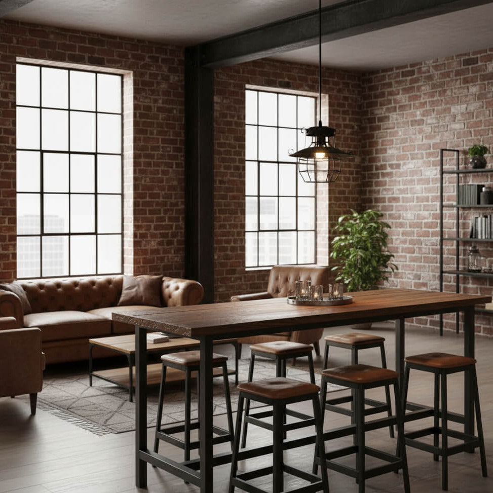 Suspension industrielle rétro – luminaire créatif