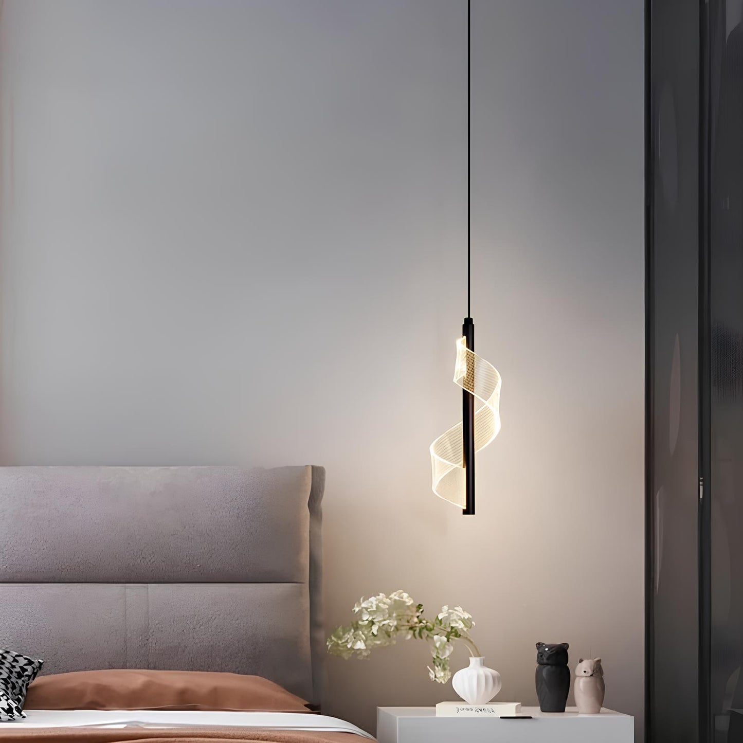 Suspension LED de chevet – Luminaire moderne et discret