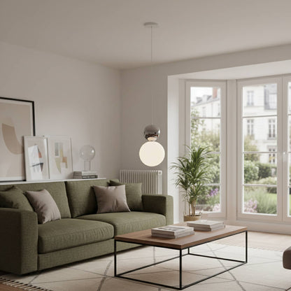 Suspension LED Minimaliste en Forme de Sphère – Éclairage Design et Moderne
