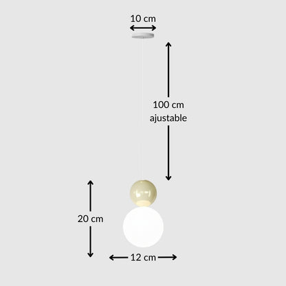 Suspension LED Minimaliste en Forme de Sphère – Éclairage Design et Moderne