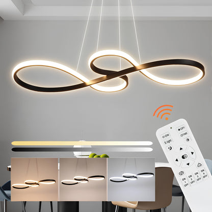 Suspension LED moderne – Intensité et température réglables avec télécommande