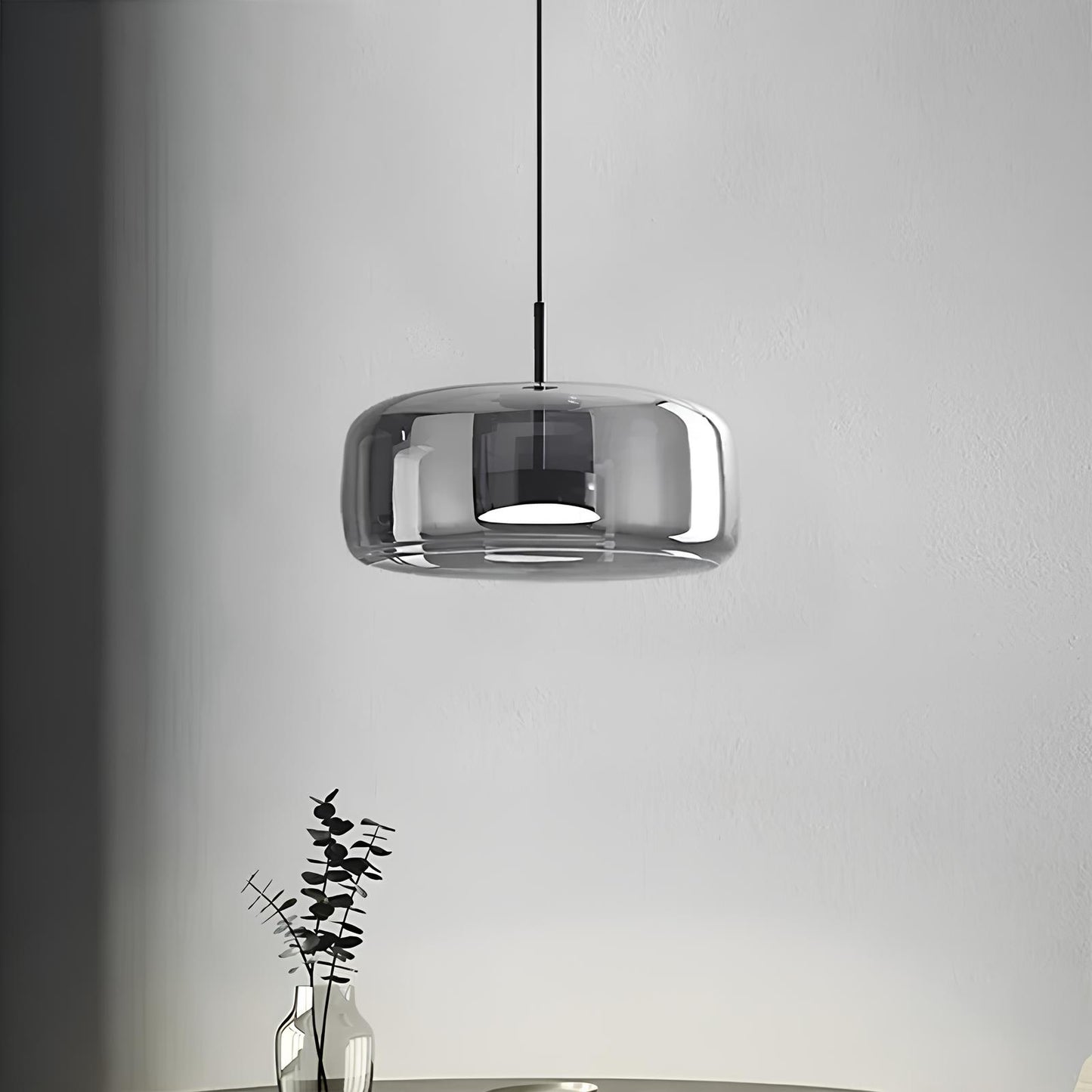 Suspension nordique en verre – Luminaire moderne