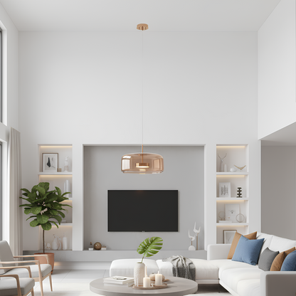 Suspension nordique en verre – Luminaire moderne