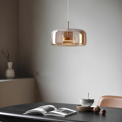 Suspension nordique en verre – Luminaire moderne