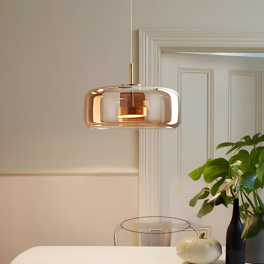 Suspension nordique en verre – Luminaire moderne