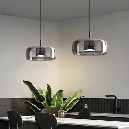 Suspension nordique en verre – Luminaire moderne