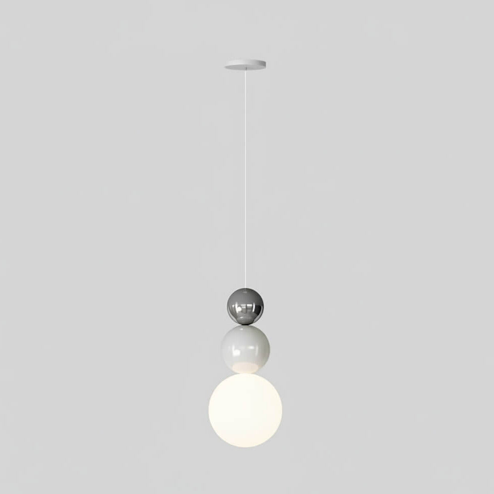 Suspension LED design nordique – Esprit Cream Style