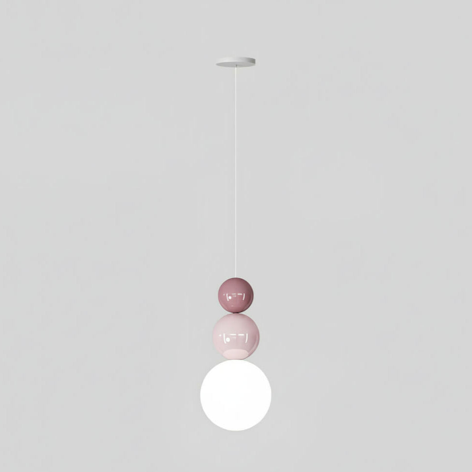Suspension LED design nordique – Esprit Cream Style