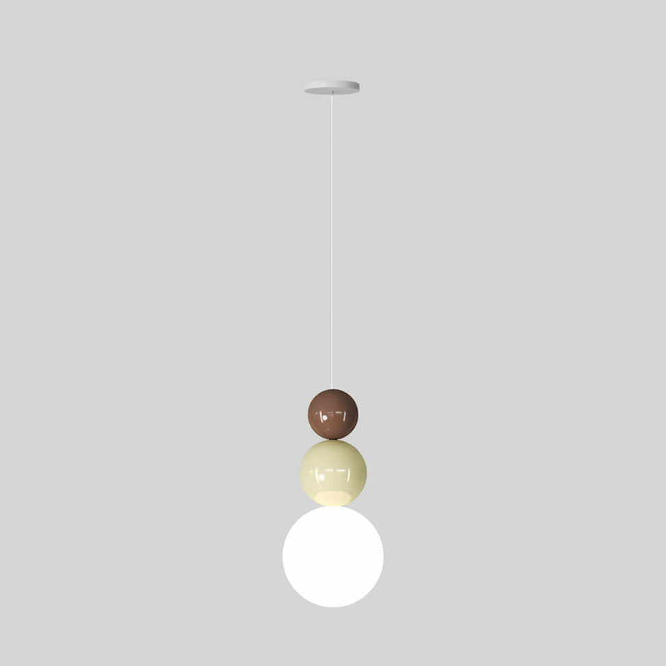 Suspension LED design nordique – Esprit Cream Style
