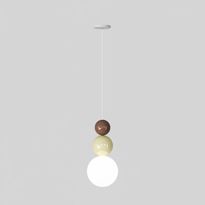 Suspension LED design nordique – Esprit Cream Style