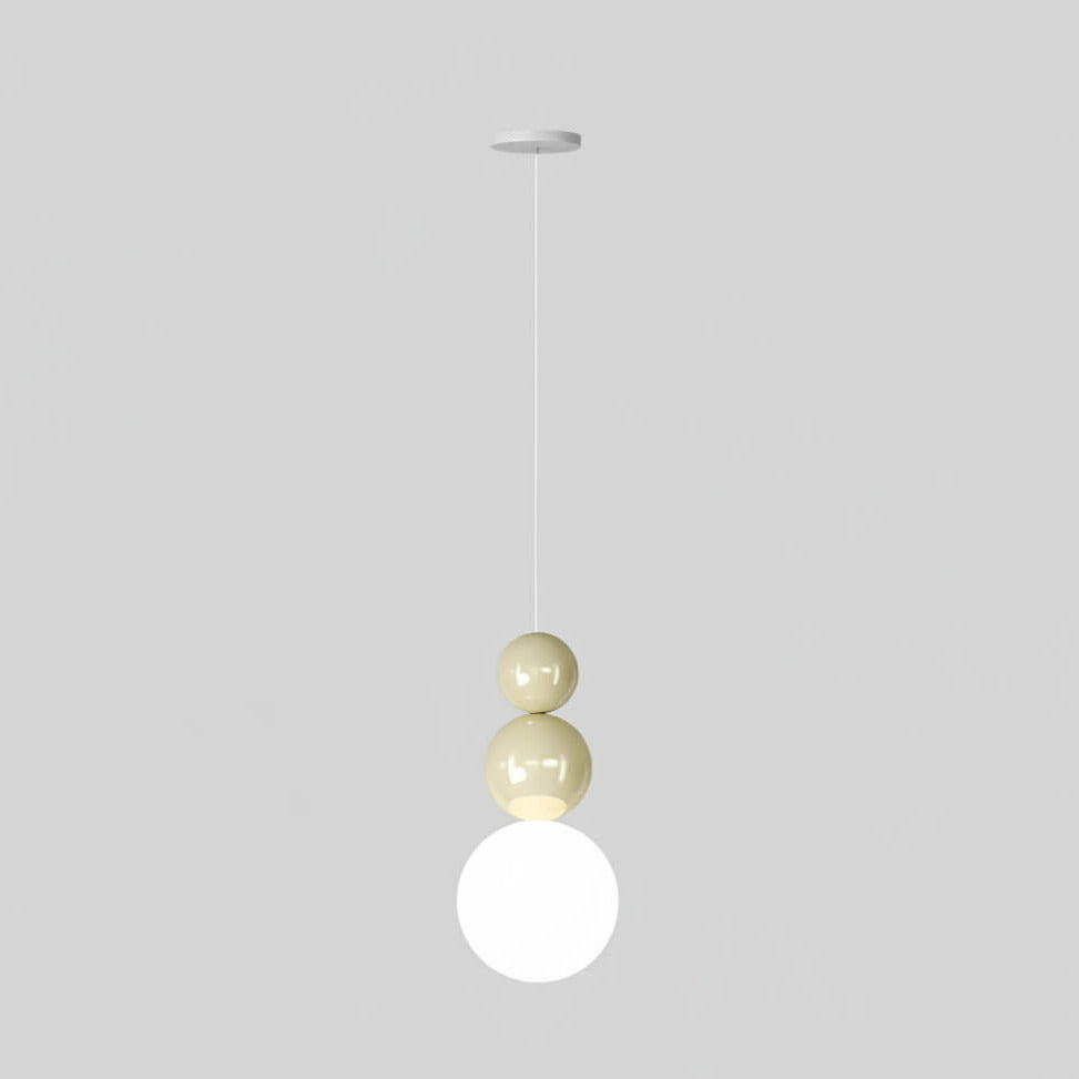 Suspension LED design nordique – Esprit Cream Style