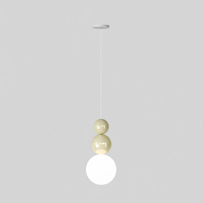 Suspension LED design nordique – Esprit Cream Style