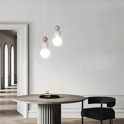 Suspension LED design nordique – Esprit Cream Style