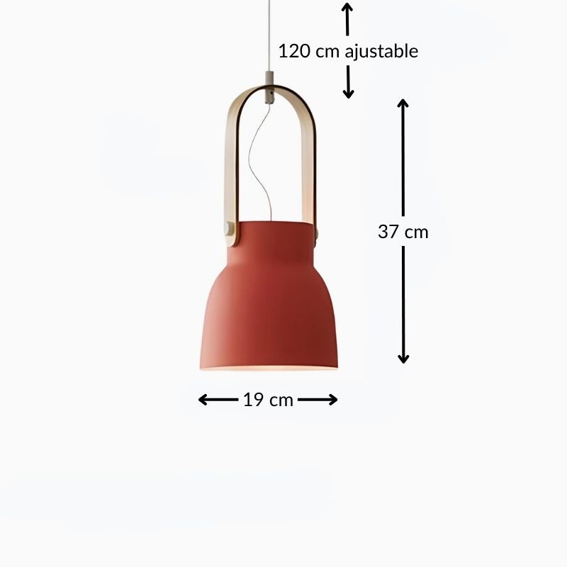 Suspension moderne colorée