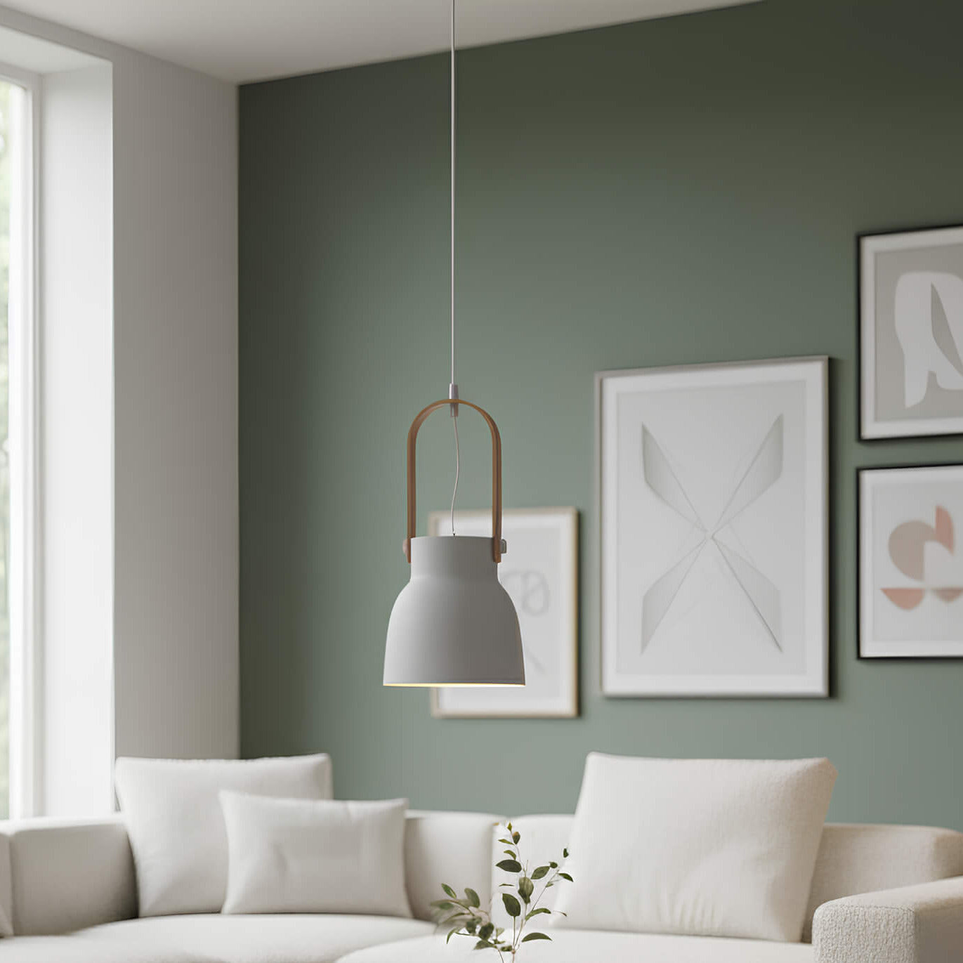 Suspension moderne colorée