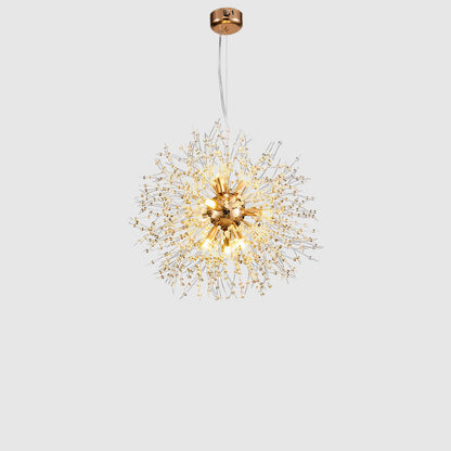 Suspension moderne effet pissenlit – design floral lumineux