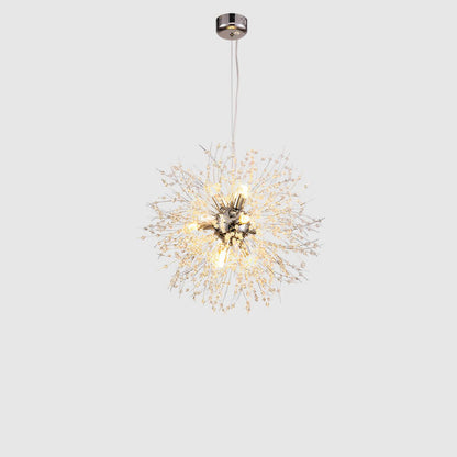Suspension moderne effet pissenlit – design floral lumineux