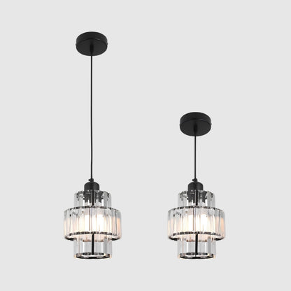 Suspension moderne en cristal – Lustre Led design