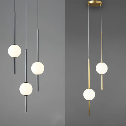 Suspension noir ou doré