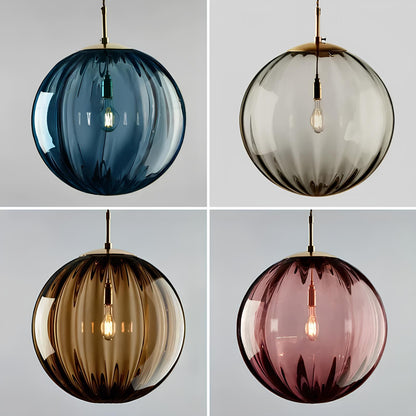Suspension nordique en verre – Design moderne et coloré