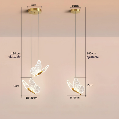 Suspension papillon moderne – Luminaire décoratif