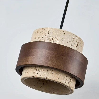 Suspension pierre et bois – L’alliance naturelle du design et de la chaleur