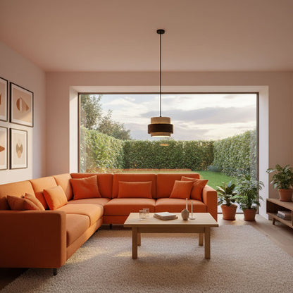 Suspension pierre et bois – L’alliance naturelle du design et de la chaleur