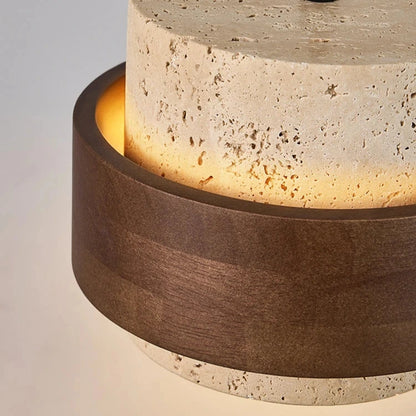 Suspension pierre et bois – L’alliance naturelle du design et de la chaleur