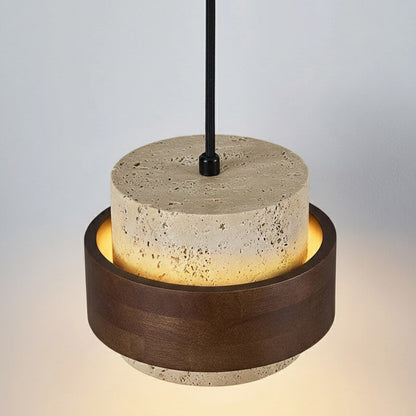 Suspension pierre et bois – L’alliance naturelle du design et de la chaleur