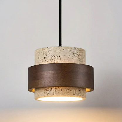 Suspension pierre et bois – L’alliance naturelle du design et de la chaleur