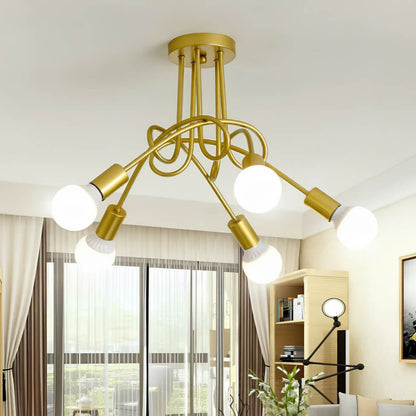 Suspension rétro en fer forgé