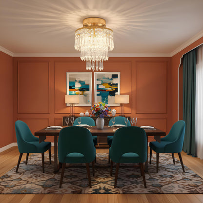 Suspension salle à manger moderne en cristal