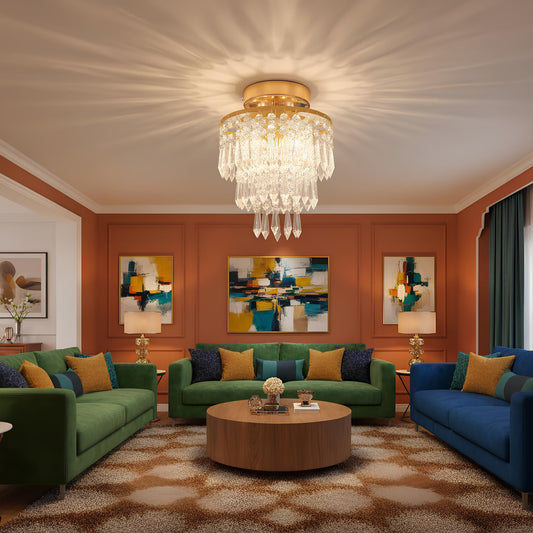 Suspension salle à manger moderne en cristal