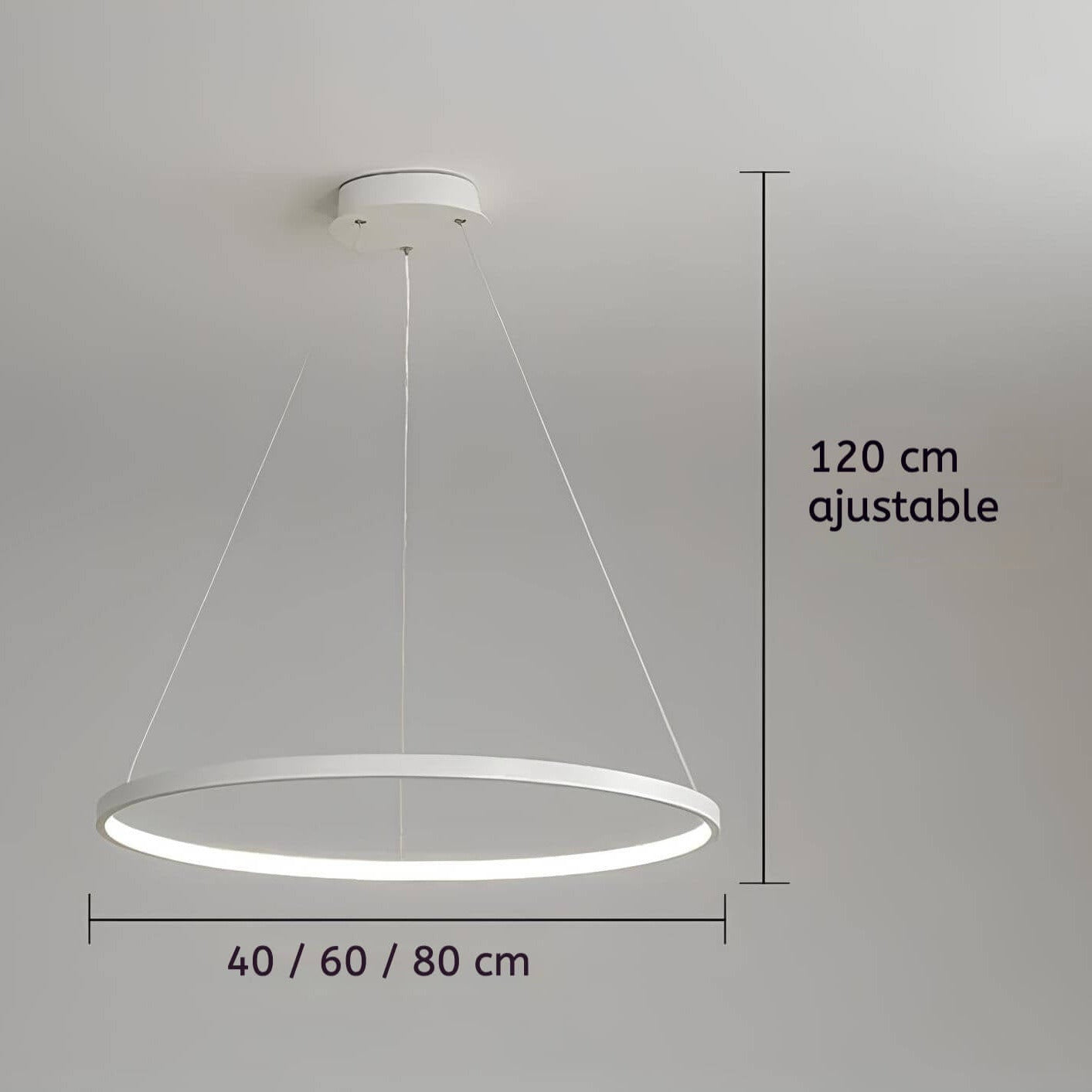 Suspension salon anneau