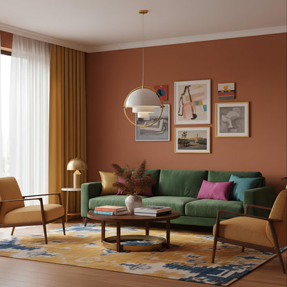 Suspension salon art Déco