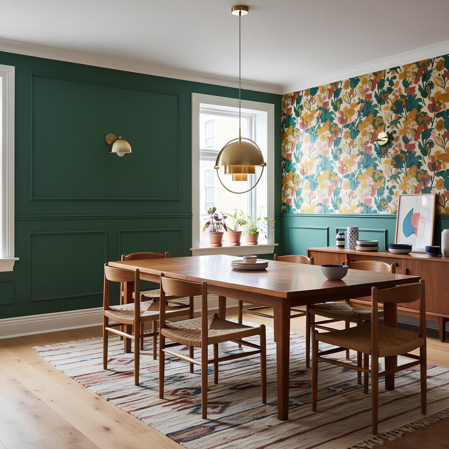 Suspension salon art Déco