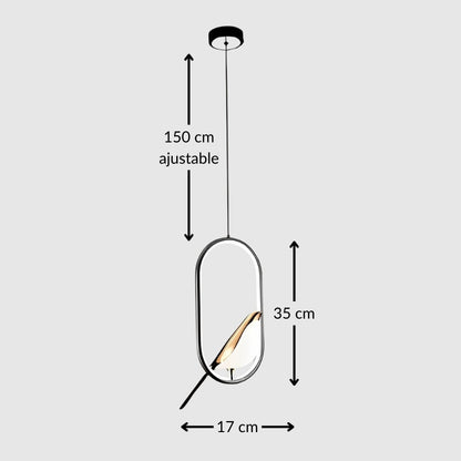 Suspension salon – Luminaire moderne en métal