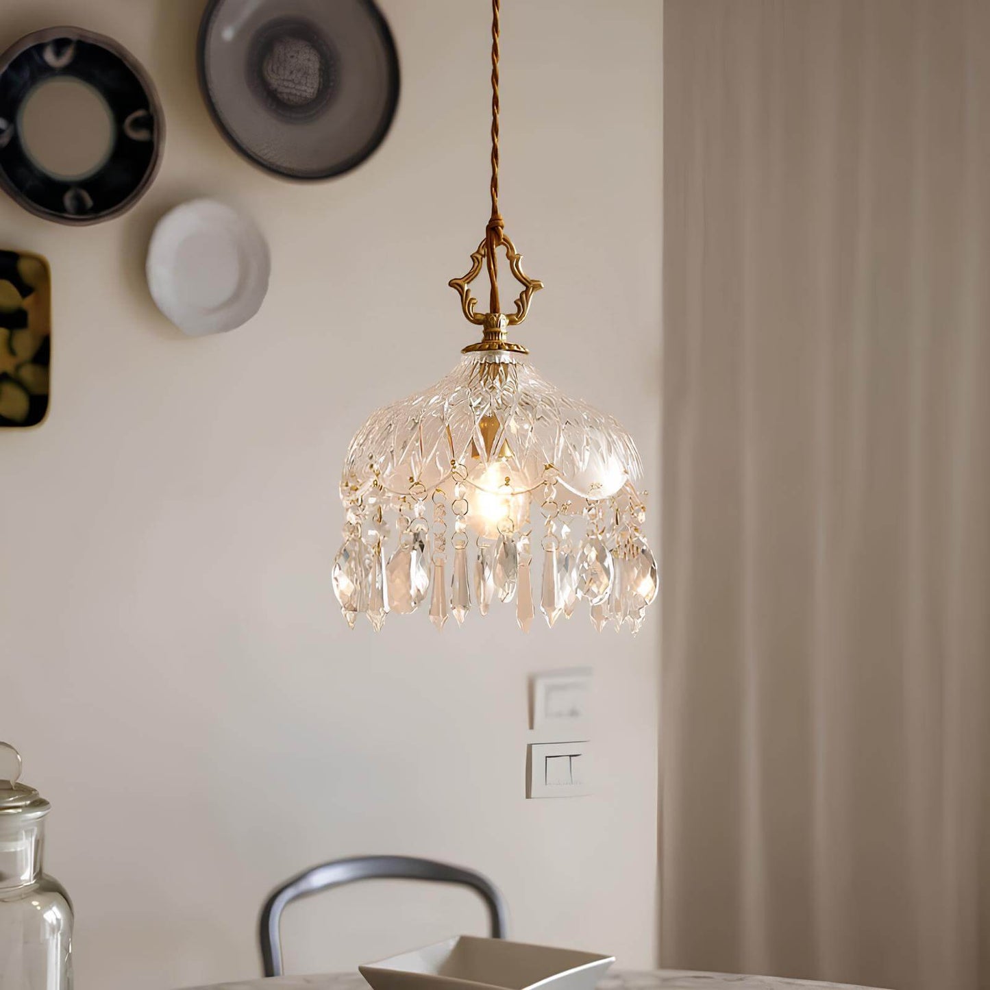 Suspension salon rétro française