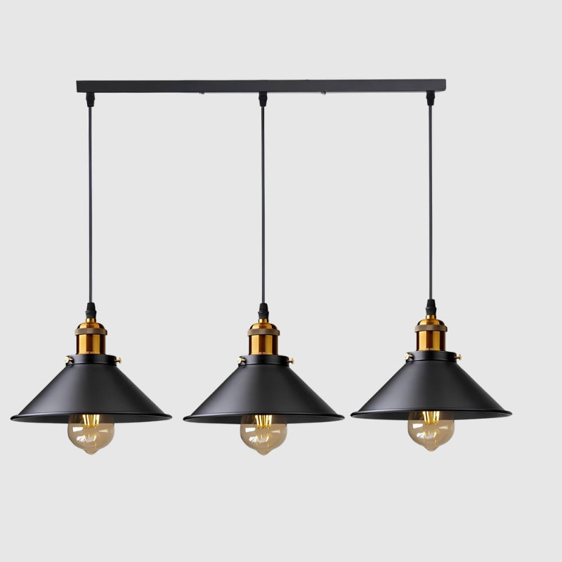 Suspension vintage en métal