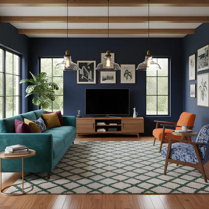 Suspension vintage en verre transparent – Design arrondi 20 cm