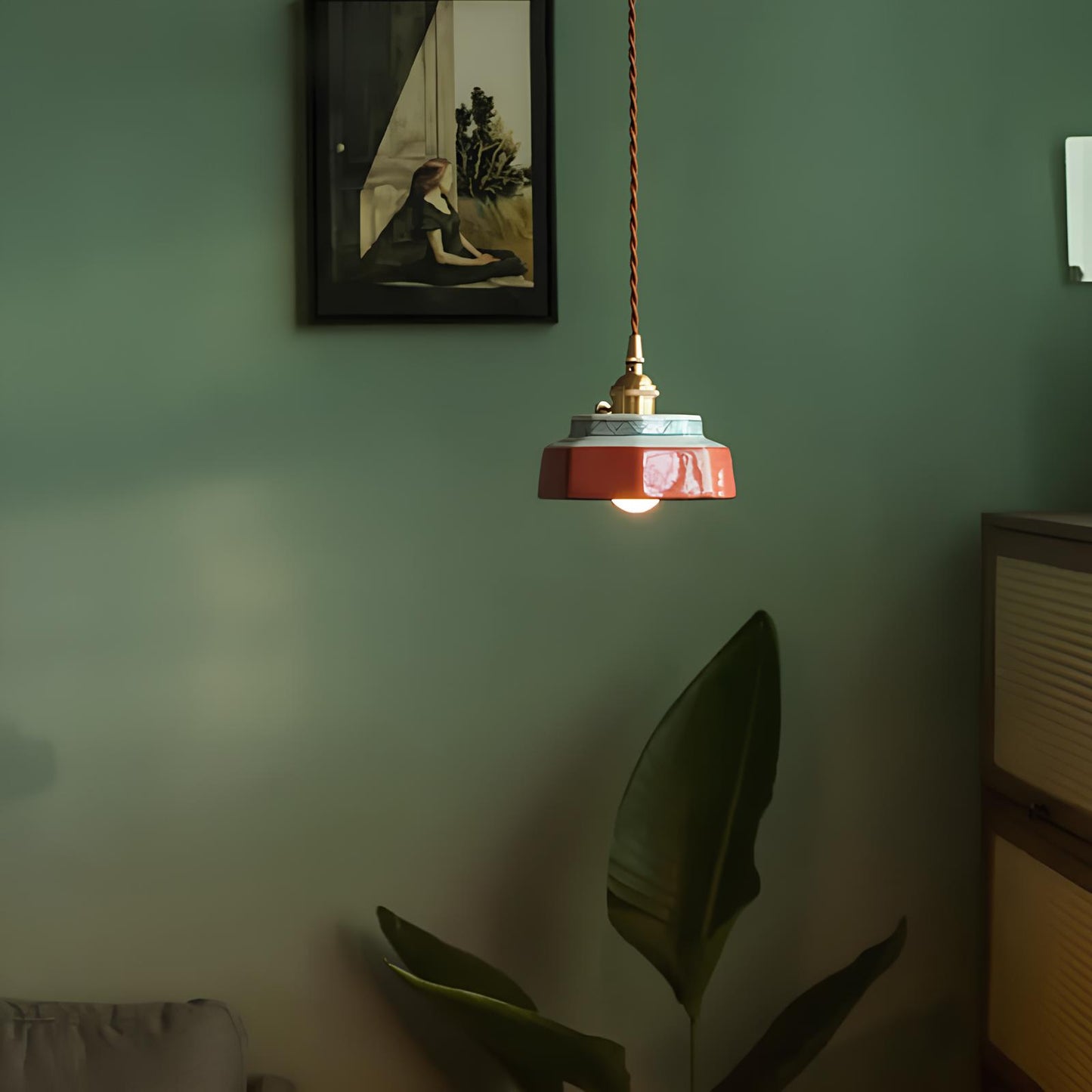 Suspension vintage – style chic